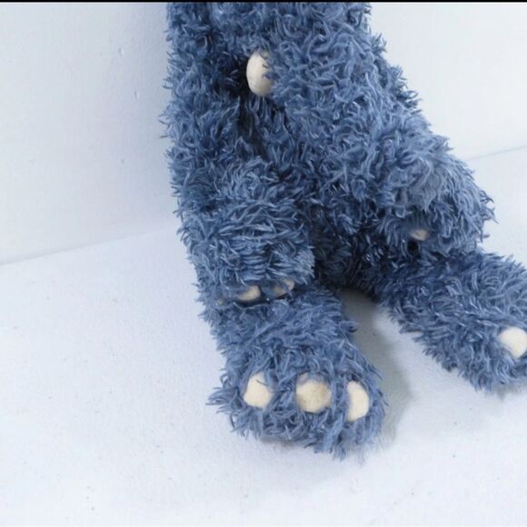 Jellycat London Junglie Bunglie Elephant Blue Shaggy Stuffed Plush Medium 16" - Picture 5 of 5